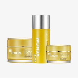 Rodial Bee Venom Skincare Set Full Size Eye Cream, Moisturizer, Cleansing Balm